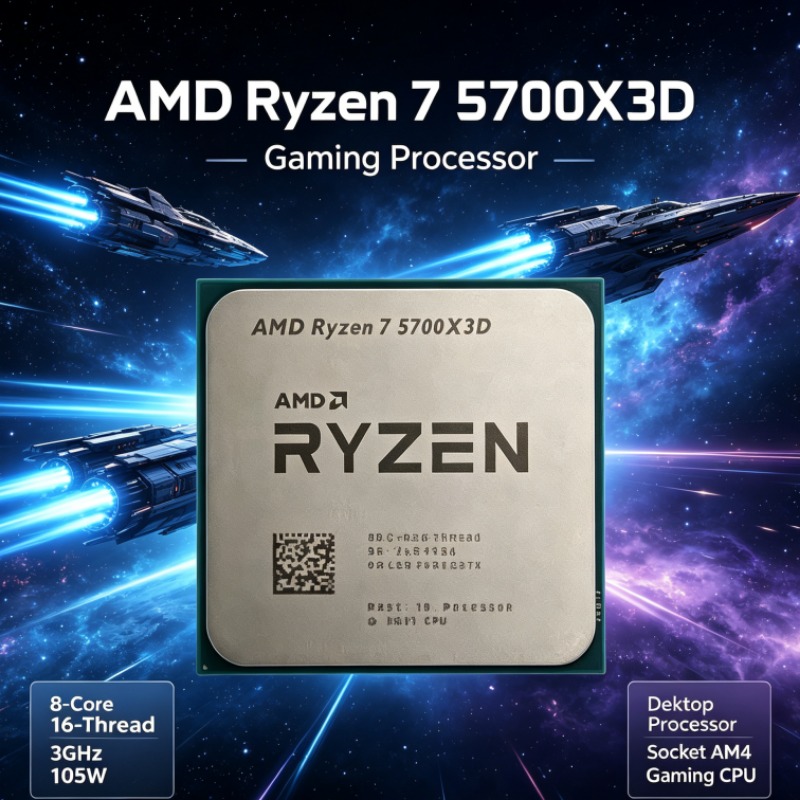 Amd Cpu Ryzen 7 - Procesor Ryzen 7 5700X3D AMD Socket