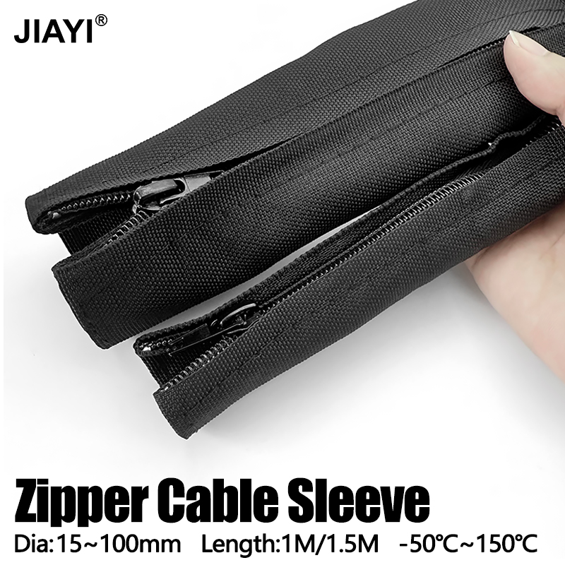 Cable Sleeve Neoprene - Wielorazowa osłona kabli z zamkiem błyskawicznym