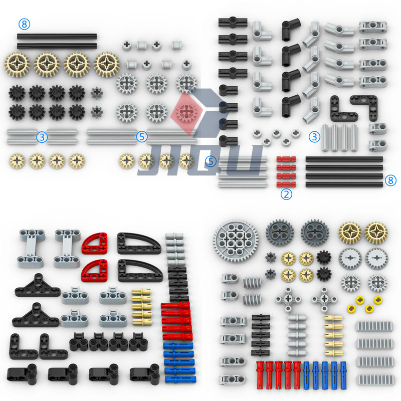 Tech Gear Accessories - Technologia MOC cegły akcesoria luzem przekładnia