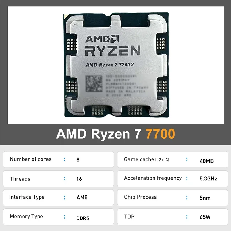 AMD Ryzen 7 7700 R7 7700 CPU 8 – Amd Cpu Ryzen 7 recenzja i cena