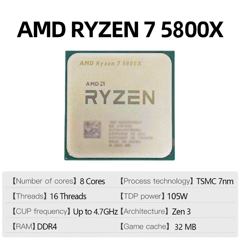AMD Ryzen 7 5800X AMD R7 5800X – Amd Cpu Ryzen 7 recenzja i cena