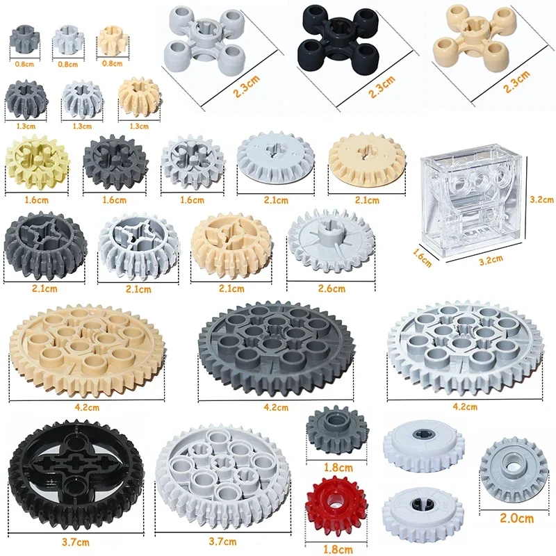 MOC klocki części techniczne p – Tech Gear Accessories recenzja i cena
