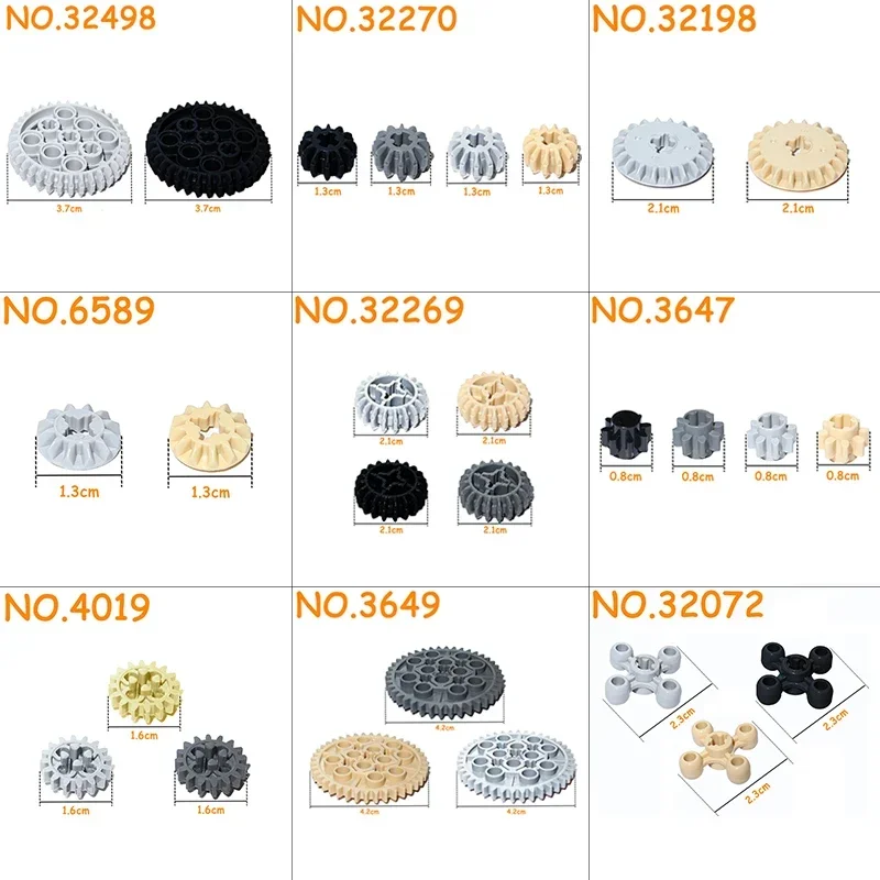 MOC klocki części techniczne p – Tech Gear Accessories recenzja i cena