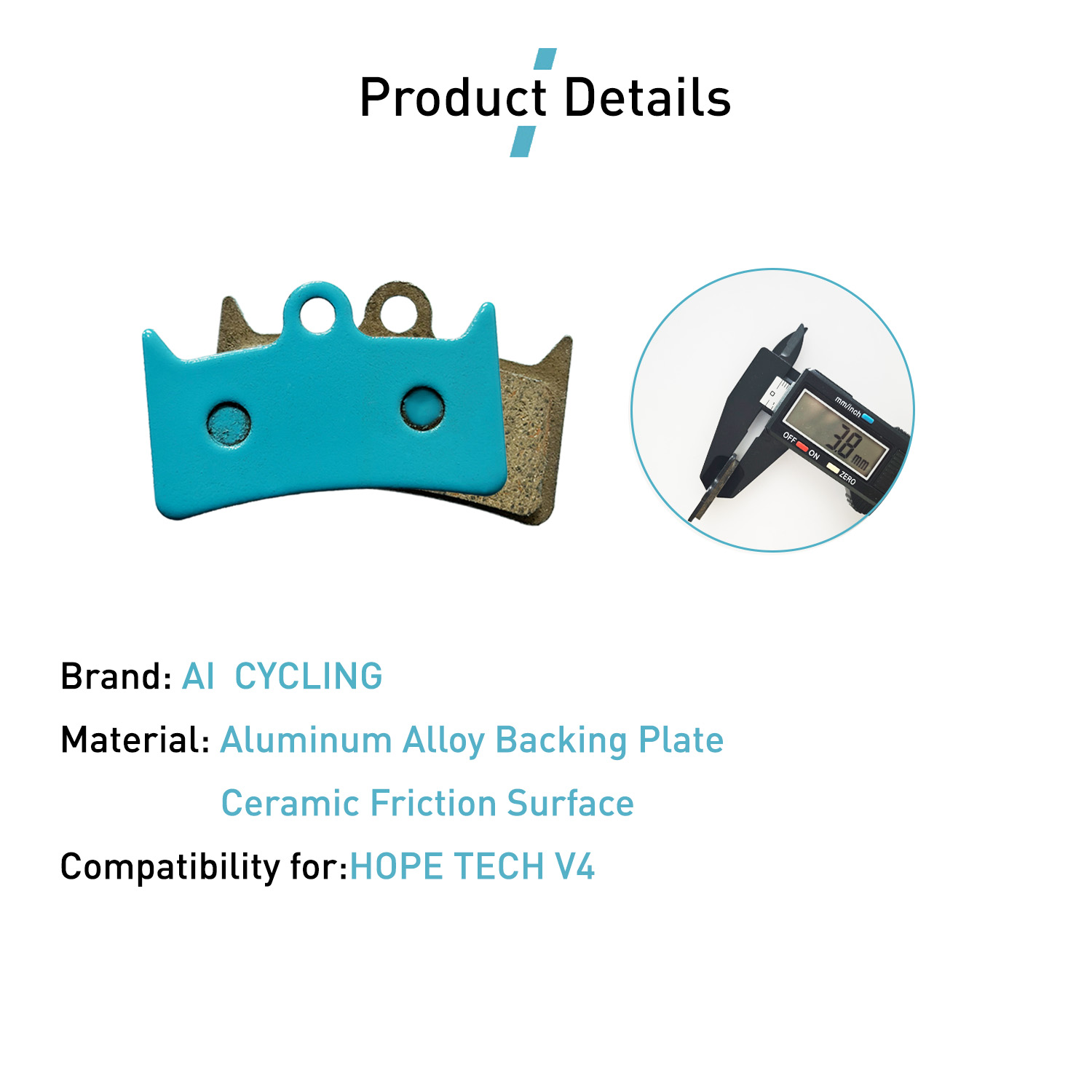 4 pary ceramicznych klocków ha – Tech Bike Accessories recenzja i cena